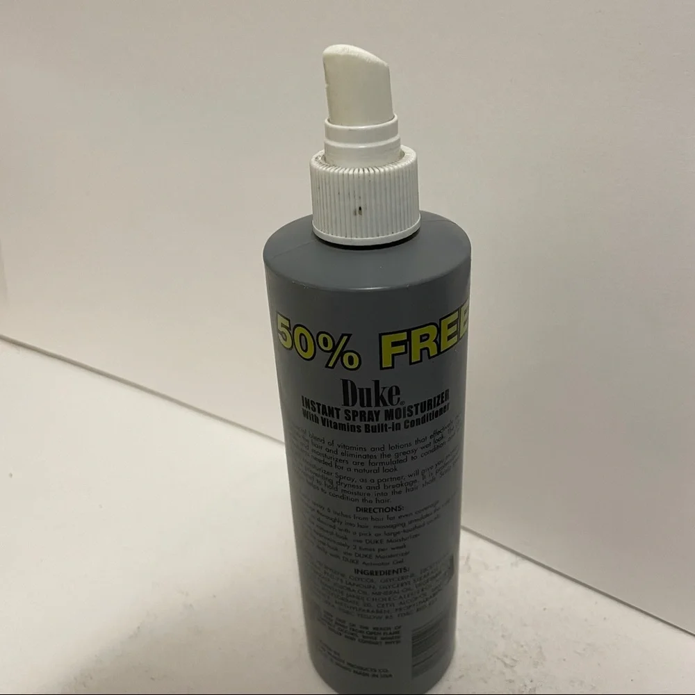 Duke Instant Spray Moisturizer Built In Conditioner